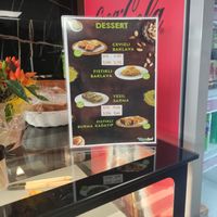 Dessert menu at Veganland in Muelheim