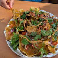 Thunda Burga Nachos at Hidden Leaf Cafe in Columbus
