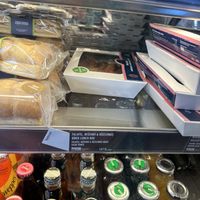 Vegetarian items  at Caffé Nero in Bodrum