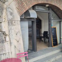 Entrance from the beach at Qualcosa di Buono in Moneglia