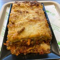 Lasagna at Veganil in Paris