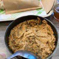 Foul spread at Veganil in Paris