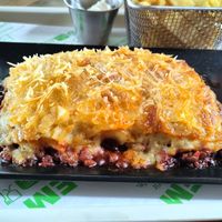 Moussaka at Veganil in Paris