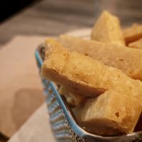 
Panisse fries

Homemade fried chickpea paste
 at Veganil in Paris