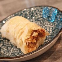 
Baklava

puff pastry filled with almonds in syrup at Veganil in Paris