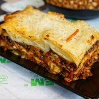 Lasagna at Veganil in Paris