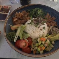 Vegan poke bowl at Mizu in Killarney