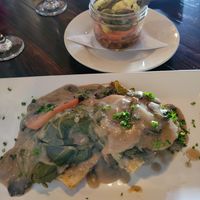 Biscuit and gravy #Veganuary at Postbellum in Richmond