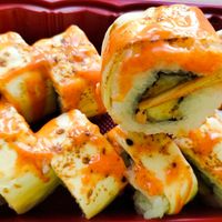 Super delicious maki at Teng Bespoke Vegetarian Restaurant - 藤 in Central Singapore