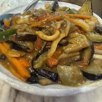 Aubergine miso   at Teng Bespoke Vegetarian Restaurant - 藤 in Central Singapore