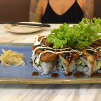 Delicious crispy rolls! at Teng Bespoke Vegetarian Restaurant - 藤 in Central Singapore