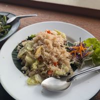 Vegetable Fried rice at Baan Rim Nam Riverside in Surat Thani