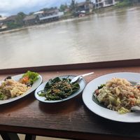 Lovely views whilst we ate at Baan Rim Nam Riverside in Surat Thani