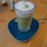 Matcha Latte at Miri‘s Café in Passau