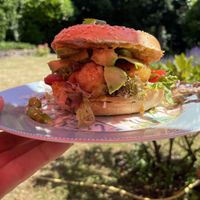 Avocado-Falafel Bagel 🥯 🥑   at Café Wolke 7 in Neuwied