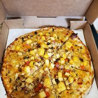 Vegan Fire Breathing Dragon with jerk tofu at Pizza Luce - Downtown in Minneapolis