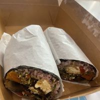 Vegan sushi burrito   at Poke & Co - The Galleria  in Abu Dhabi