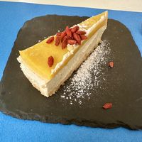 Cheesecake con gelatina alla frutta   at La Casina di Alice in Livorno