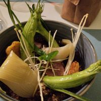 Humus with vegetables at La Casina di Alice in Livorno