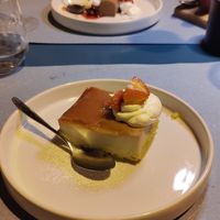 Vegan cheese cake at La Casina di Alice in Livorno