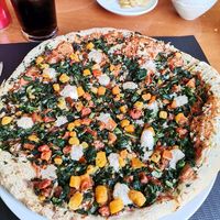 Pizza vegana at Buteko in Miranda Do Douro