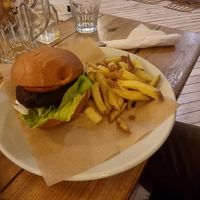 Burger at Mono in Glasgow