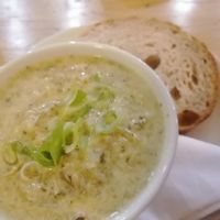 Delicious chowder at Mono in Glasgow