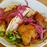 Tofish tacos at Mono in Glasgow