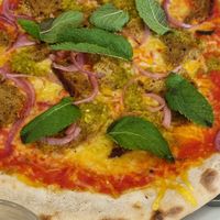 Pizza at Mono in Glasgow