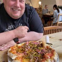 Pizza envy.   at Mono in Glasgow