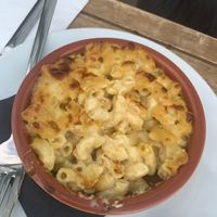 Mini mac and cheese  at Mono in Glasgow