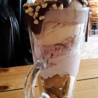 Brilliant ice cream sundae at Mono! at Mono in Glasgow