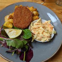 Schnitzel at Mono in Glasgow