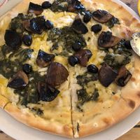 Not on the menu, but a custom pizza they made for me! at Mono in Glasgow