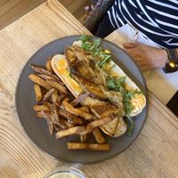 Merguez frites  at Mono in Glasgow