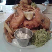 To-fish and chips at Mono in Glasgow