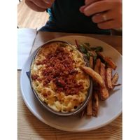 Mono Mac & Cheese With Chips ( N'duja On Top ). at Mono in Glasgow