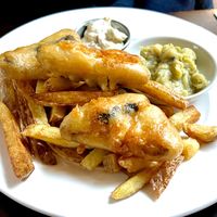 Tofish and chips   at Mono in Glasgow