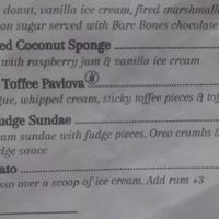 Desserts at Mono in Glasgow