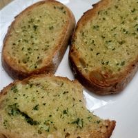 Garlic bread at Mono in Glasgow