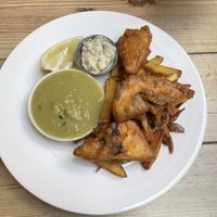 Fish and Chips  at Mono in Glasgow