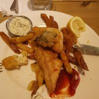 Tofish and chips at Mono in Glasgow
