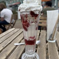 Ice cream sundae, absolutely fabulous  at Mono in Glasgow