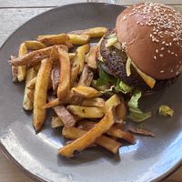 Banh Mi burger   at Mono in Glasgow