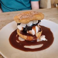 S'mores doughnut at Mono in Glasgow