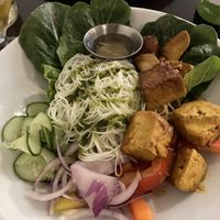 Thai noodle saladd  at Mono in Glasgow