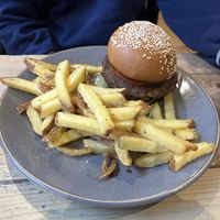 classic burger  at Mono in Glasgow