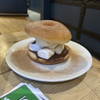 pumpkin spiced donut smore   at Mono in Glasgow