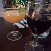 Wine and mocktail at Mono in Glasgow