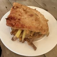 Pizza fry  at Mono in Glasgow